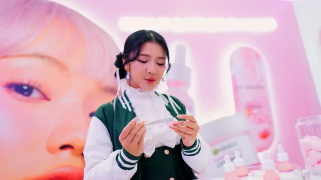 Tiara Andini dan 200 Beauty Enthusiast Se-Asia Belajar Tentang Science Produk-produk Garnier di Green Academy Singapura