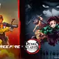 Garena Free Fire gelar kolaborasi dengan Demon Slayer: Kimetsu no Yaiba (Garena)