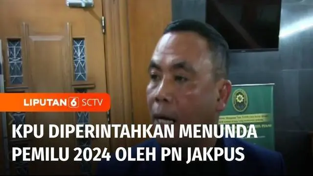 Pengadilan Negeri Jakarta Pusat memenangkan gugatan Partai Adil Makmur atau PRIMA dan memerintahkan pada KPU, menunda penyelenggaraan Pemilu 2024. Menanggapi putusan itu, KPU akan mengajukan banding. KPU juga tetap akan melanjutkan tahapan pemilu yan...