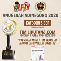 Liputan6.com Raih Anugerah Adinegoro 2020