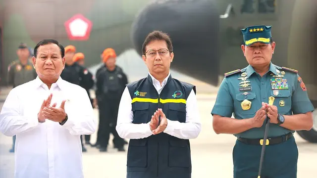 Menteri Kesehatan RI Budi Gunadi Sadikin pada tahap kedua pengiriman bantuan yang bakal diberikan berupa peralatan rumah sakit. (Foto: Dok Kemenkes)