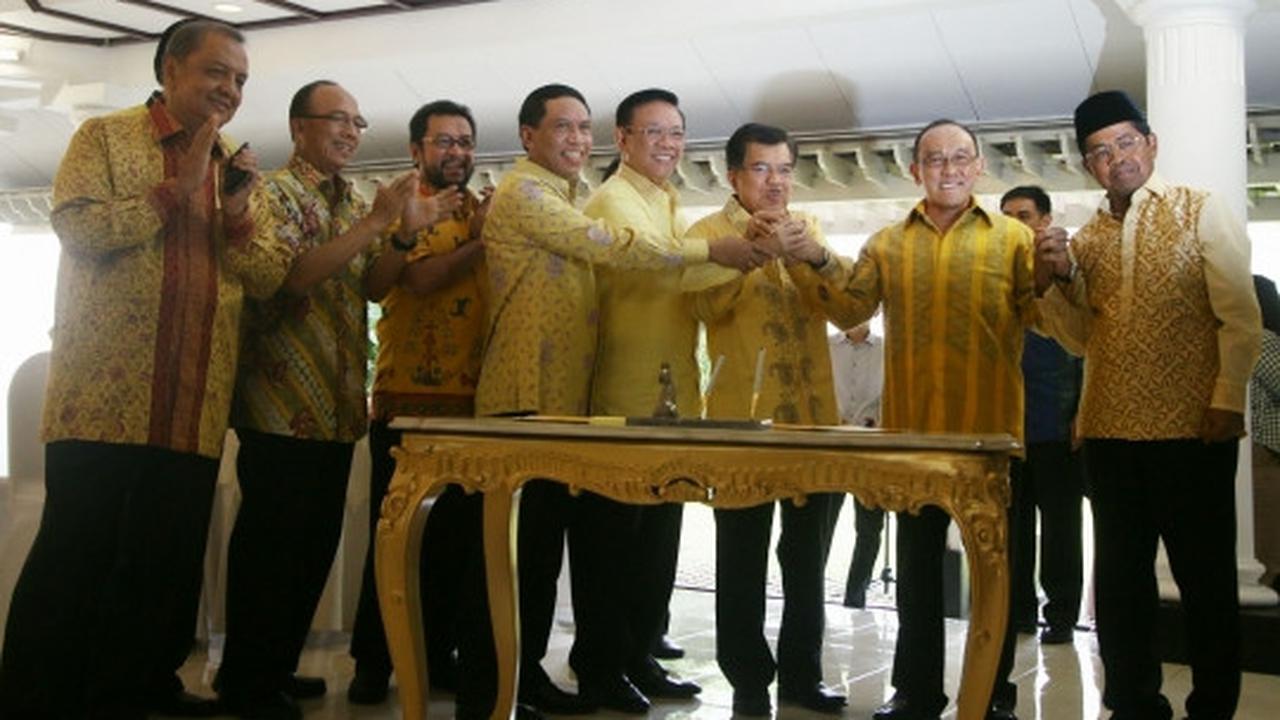 Demi Pilkada, Ical dan Agung teken islah tahap II