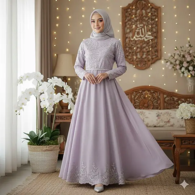 Tren Warna Gamis Lebaran