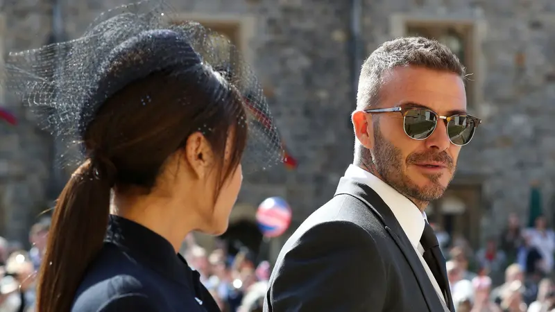 Ganteng dan Cantik, Begini Gaya Beckham dan Victoria ke Royal Wedding