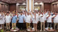 Sekjen Partai Gerindra Ahmad Muzani menghadiri konsolidasi ratusan kader Gerindra Kabupaten Karawang, Sabtu (13/1/2024). (Foto: Dokumentasi Gerindra).
