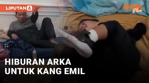 VIDEO: Hibur Ridwan Kamil, Arka Ajak Bermain Voli