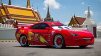 Mobil modifikasi bergaya Lightning McQueen (Facebook/P.S. Modify Chonburi)