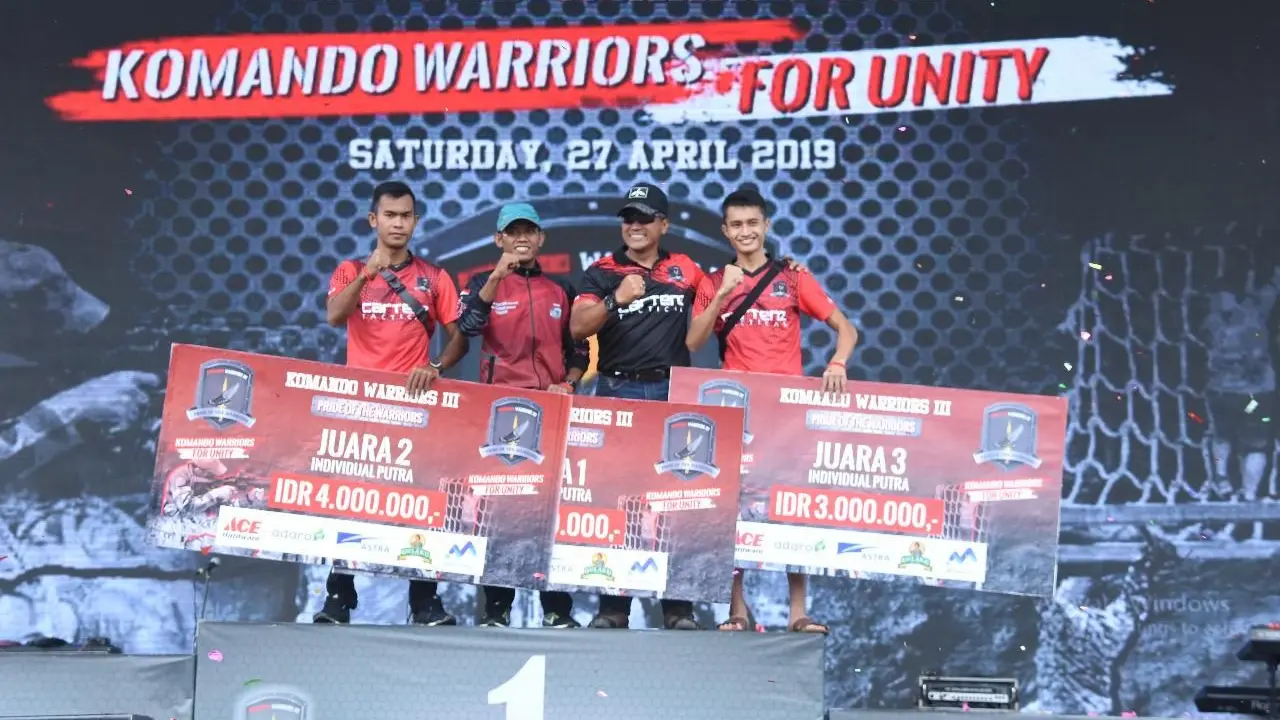 Kopassus menyelenggarakan Komando Warriors dalam rangkaian hari ulang tahunnya.(komandowarriors.com)