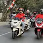 Konvoi 1.000 Bikers Honda PCX Rayakan HUT ke-79 Kemerdekaan Indonesia (ist)