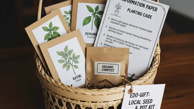 Ide Hampers Unik Isi Pot Kecil dan Bibit Sayur