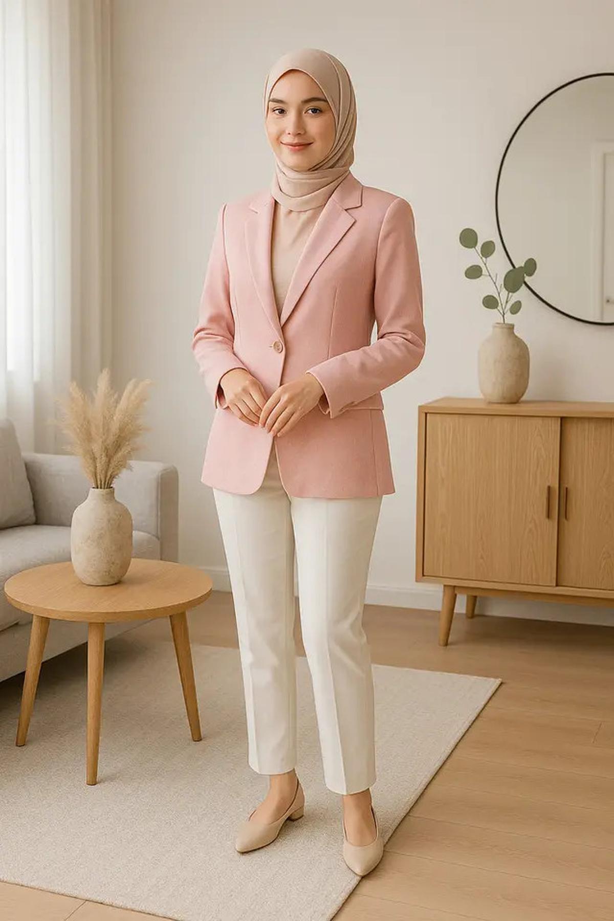 7 Blazer Warna Pastel Trend 2025, Tampil Lembut tapi Powerful