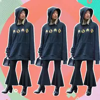 Mix and match hoodie yang bisa menyelamatkan penampilan Anda. (Image: wheretoget.it. DI: Muhammad Iqbal Nurfajri)