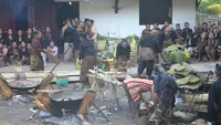 Ilustrasi - Tradisi Punggahan Sadaran, menyambut bulan puasa komunitas kejawen di Panembahan Banokeling, Pekuncen, Banyumas. (Foto: Liputan6.com/Muhamad Ridlo)