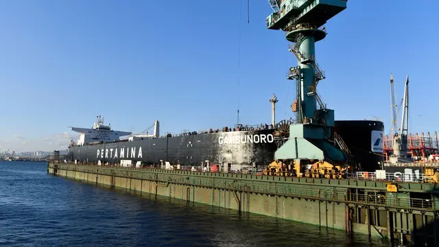 PT Pertamina International Shipping (PIS) pastikan kapal tanker Gamsunoro aman melintasi Selat Hormuz. Selanjutnya, VLCC Pertamina Pride tengah bersiap. (Dok Pertamina)
