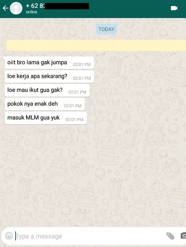 Lama Tak Komunikasi, Ini 6 Chat Teman Ini Ujungnya Bikin Malas