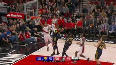 Berita video game recap NBA 2017-2018 antara Portland Trail Blazers melawan Indiana Pacers dengan skor 100-86.