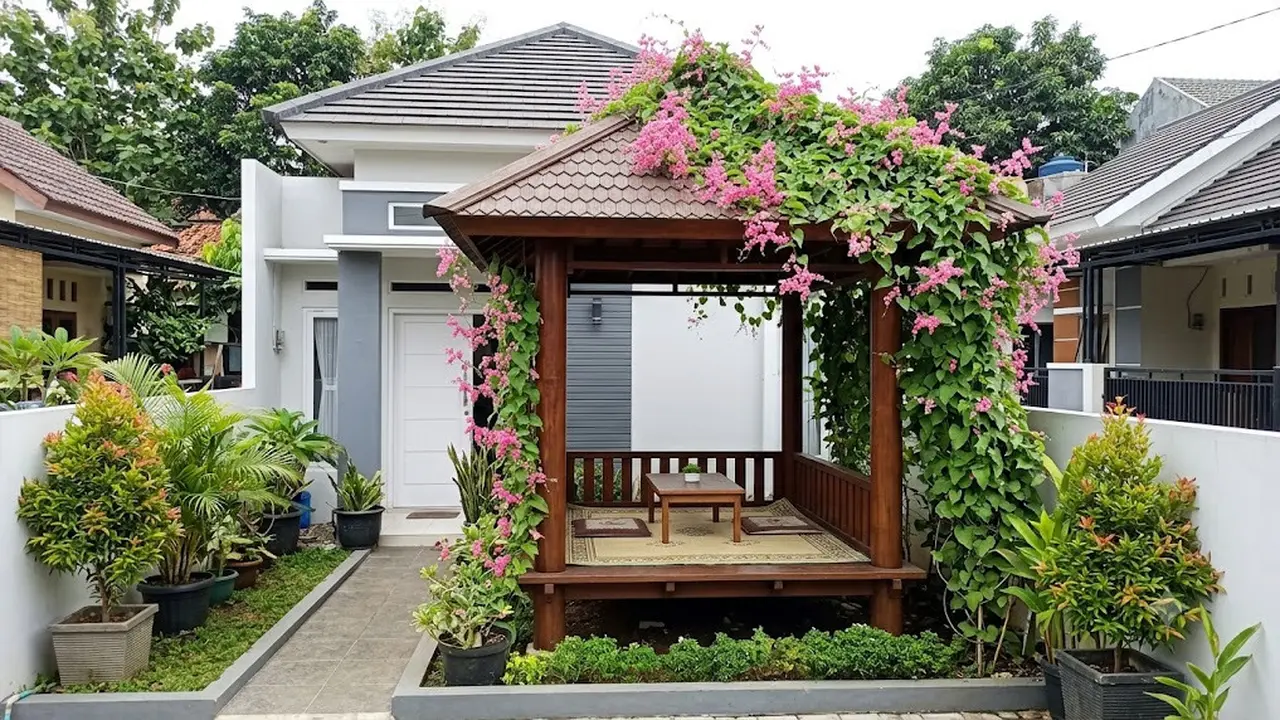 14 Tanaman Rambat yang Cocok untuk Gazebo, Suasana Sejuk Sepanjang Hari