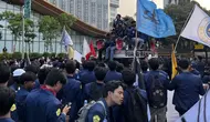 Mahasiswa Trisakti Demo di Patung Kuda, Bawa 3 Tuntutan Ini