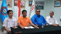 Presiden Konfederasi Serikat Pekerja Seluruh Indonesia (KSPSI), Andi Gani Nena Wea dan Presiden Konfederasi Serikat Pekerja Indonesia (KSPI) Said Iqbal (Istimewa)