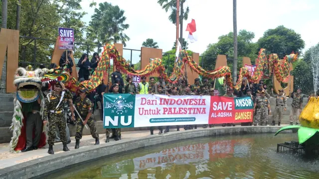 Massa menuntut agar Yerusalem tetap menjadi kawasan Internasional yang berada dalam kontrol PBB. (Foto: Liputan6.com, Muhamad Ridlo).