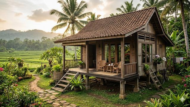 7 Desain Rumah yang Cocok dengan Lingkungan Pedesaan, Nyaman dan ...