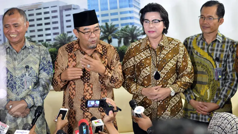 20160113-Koordinasi Kasus Korupsi, Lima Komisioner KPK Temui Ketua BPK-Jakarta