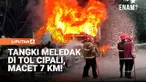 Sebuah truk tangki pengangkut tiner terbakar hebat di ruas Tol Cipali tepatnya di Kilometer 185, Kecamatan Gempol, Kabupaten Cirebon, Rabu pagi. Kebakaran yang diduga dipicu panasnya kampas rem belakang itu sempat menimbulkan ledakan dan kepulan asap...