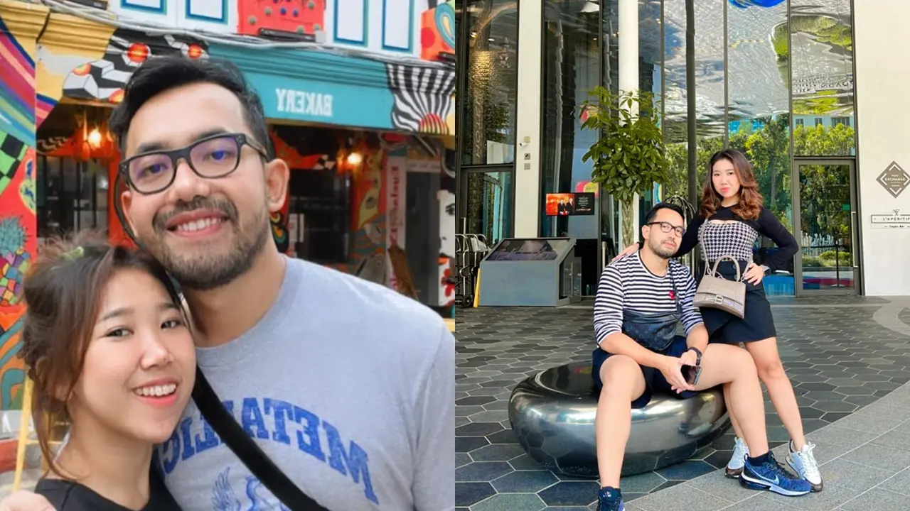 Kiky Saputri Liburan di Singapura