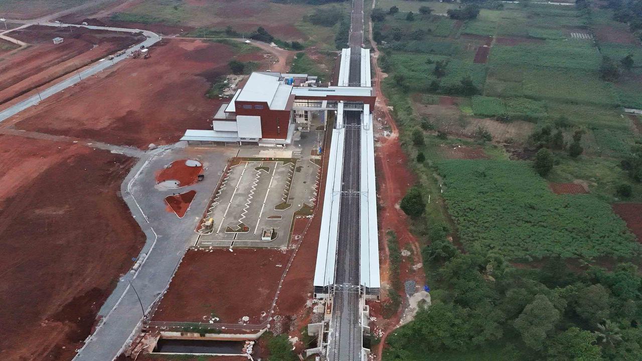 FOTO: Stasiun Jatake Hampir Rampung,  Siap Layani Warga BSD dan Sekitarnya