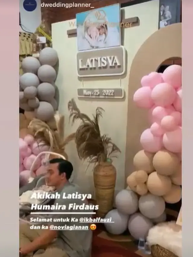 5 Momen Akikah Anak Pertama Ikbal Fauzi, Dihadiri Artis Ikatan Cinta