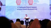 Gubernur Bank Indonesia (BI), Perry Warjiyo dalam penutupan program edukasi tahunan Bulan Fintech Nasional (BFN) 2022. (Dok BI)