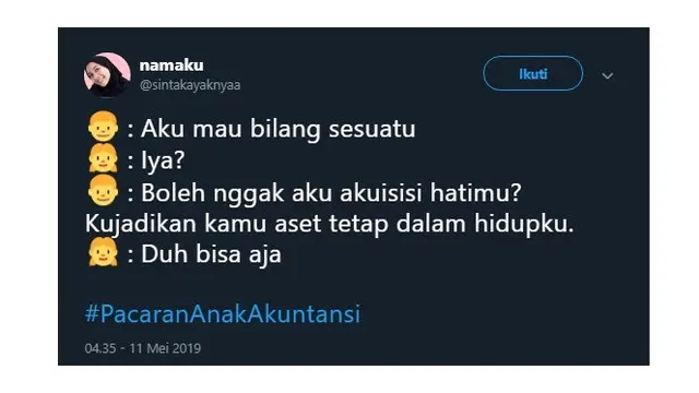 Curhatan Netizen Soal Gaya Pacaran Ala Anak Akutansi