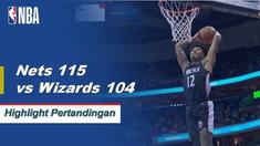Spencer Dinwiddie mengangkat Nets ke kemenangan 115-104 atas Wizards, mencetak 25 poin dan menghasilkan delapan assist.