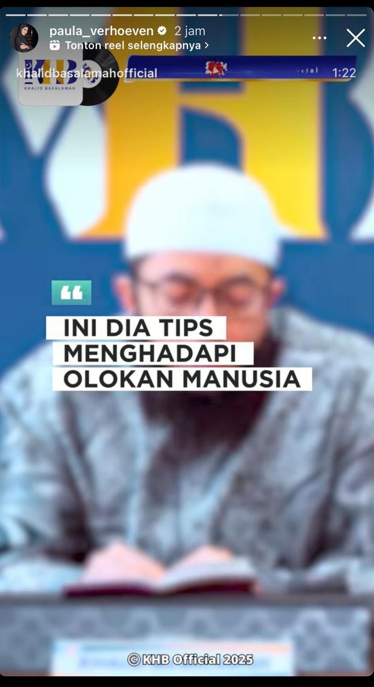 Usai Sidang Putusan Cerai, Ini Postingan Terbaru Paula Verhoeven - Caption Tentang Rasa Takut Jangan Jadi Penghalang