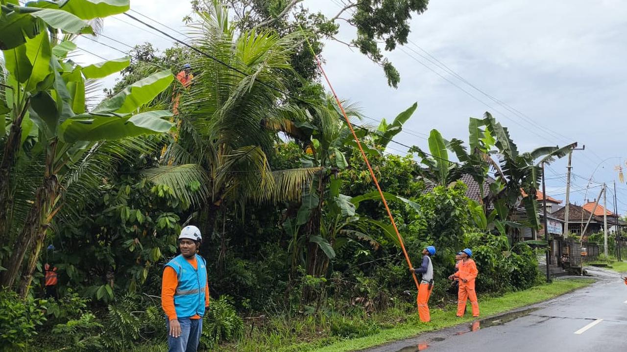 Hujan Badai dan Banjir, Tiang dan Gardu Listrik di Sejumlah Wilayah Bali Roboh Sebabkan Pemadaman