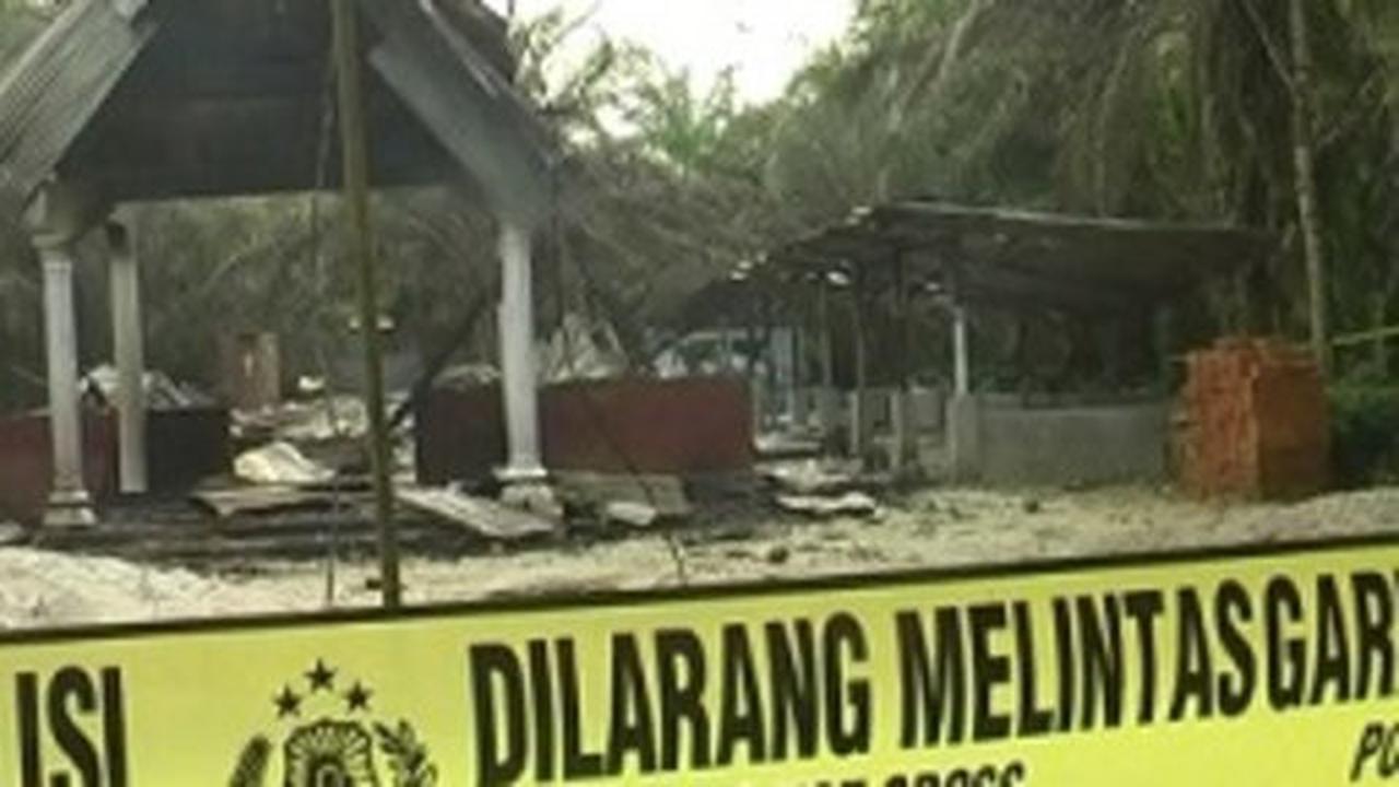 10 Orang jadi tersangka pembakaran gereja di Aceh Singkil, 4 buron