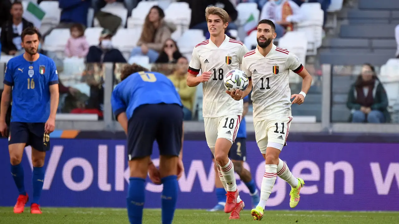 Foto: Kalahkan Belgia, Italia Sabet Tempat Ketiga UEFA National League 2021