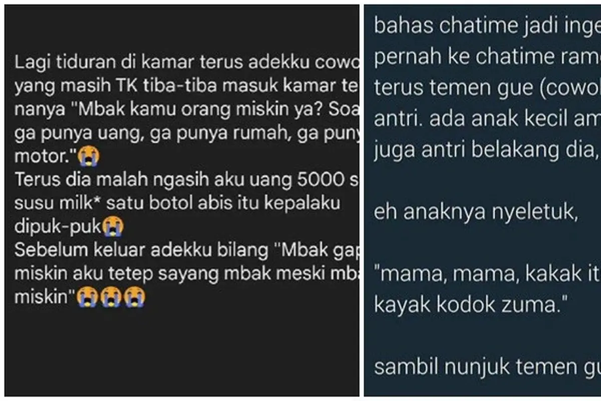 6 Celetukan Polos Anak Kecil Ini Bikin Ngakak, Jadi Hiburan Orang Dewasa