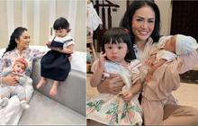 Cute! Foto-foto Terbaru Kebersamaan Ameena & Azura Anak Aurel Hermansyah, Makin Gemesin