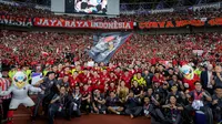 Timnas Indonesia menjaga asa ke Piala Dunia 2026 setelah mengalahkan Bahrain di Stadion Utama Gelora Bung Karno, Jakarta, Selasa (25/3/2025). (Bola.com/Bagaskara Lazuardi)