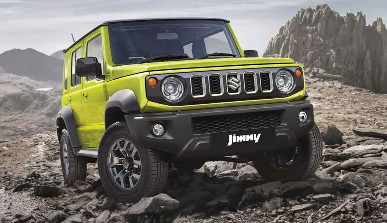 Suzujik Jimny 5-Door hadir untuk memenuhi kebutuhan konsumen yang menginginkan ruangan lebih besar di interior dengan kemampuan off-road layaknya sebuah Jimny. Model lima pintu ini meluncur  di India pada 11 Januari 2023 lalu. (Source: drive.com.au