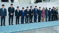 Jajaran Kabinet Merah Putih siap menyambut kedatangan Presiden Turki Recep Tayyep Erdogan pada Rabu (12/2/2025) di Istana Bogor, Jawa Barat. (Foto: Istimewa).