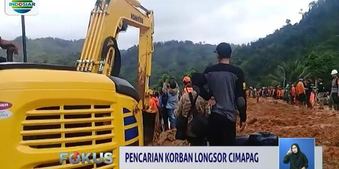 Percepat Evakuasi Korban Longsor Sukabumi, BNPB Tambah Alat Berat