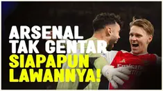 Berita video pemain sekaligus kapten Arsenal, Martin Odegaard, optimis bisa bawa arsenal sukses di Liga Champions dan tidak takut siapapun lawannya.