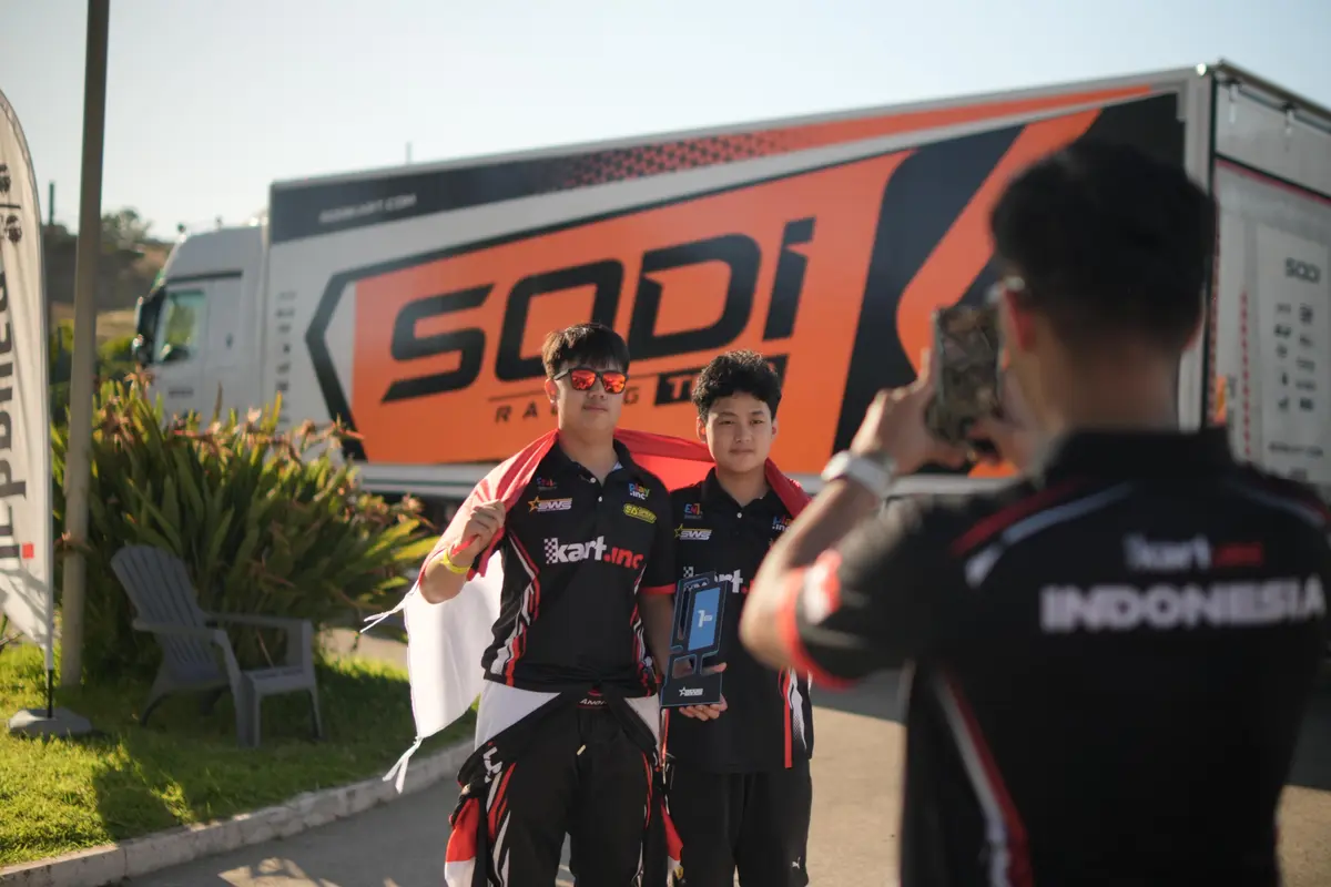 Pembalap Muda Indonesia Raphael Anggoman Juara di Italia
