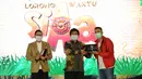 Raffi Ahmad Prescon animasi Lorong Waktu Si Aa di kawasan Dharmawangsa, Jakarta Selatan, Selasa (15/12/2020). (Adrian Putra/Fimela.com)