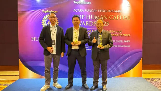 BRI Insurance meraih dua penghargaan di Top Human Capital Award 2025. (Dok BRINS)