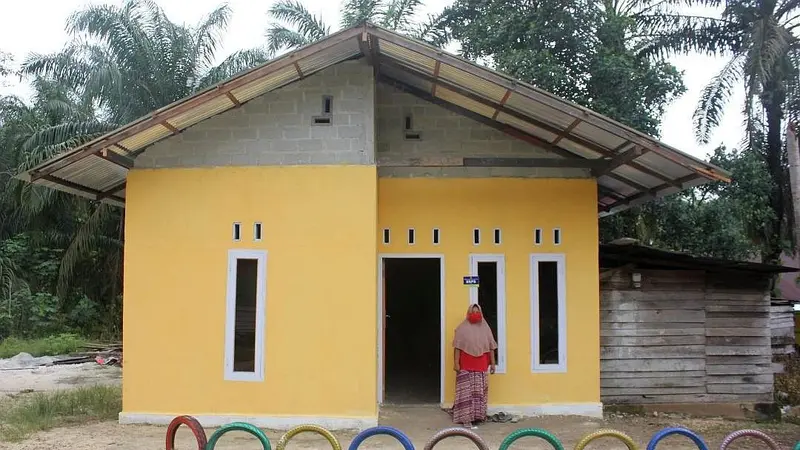 Sebanyak 750 rumah tidak layak huni di Kabupaten Kampar, Riau akan diperbaiki melalui Program Bantuan Stimulan Perumahan Swadaya (BSPS) atau bedah rumah. (Foto: Kementerian PUPR)