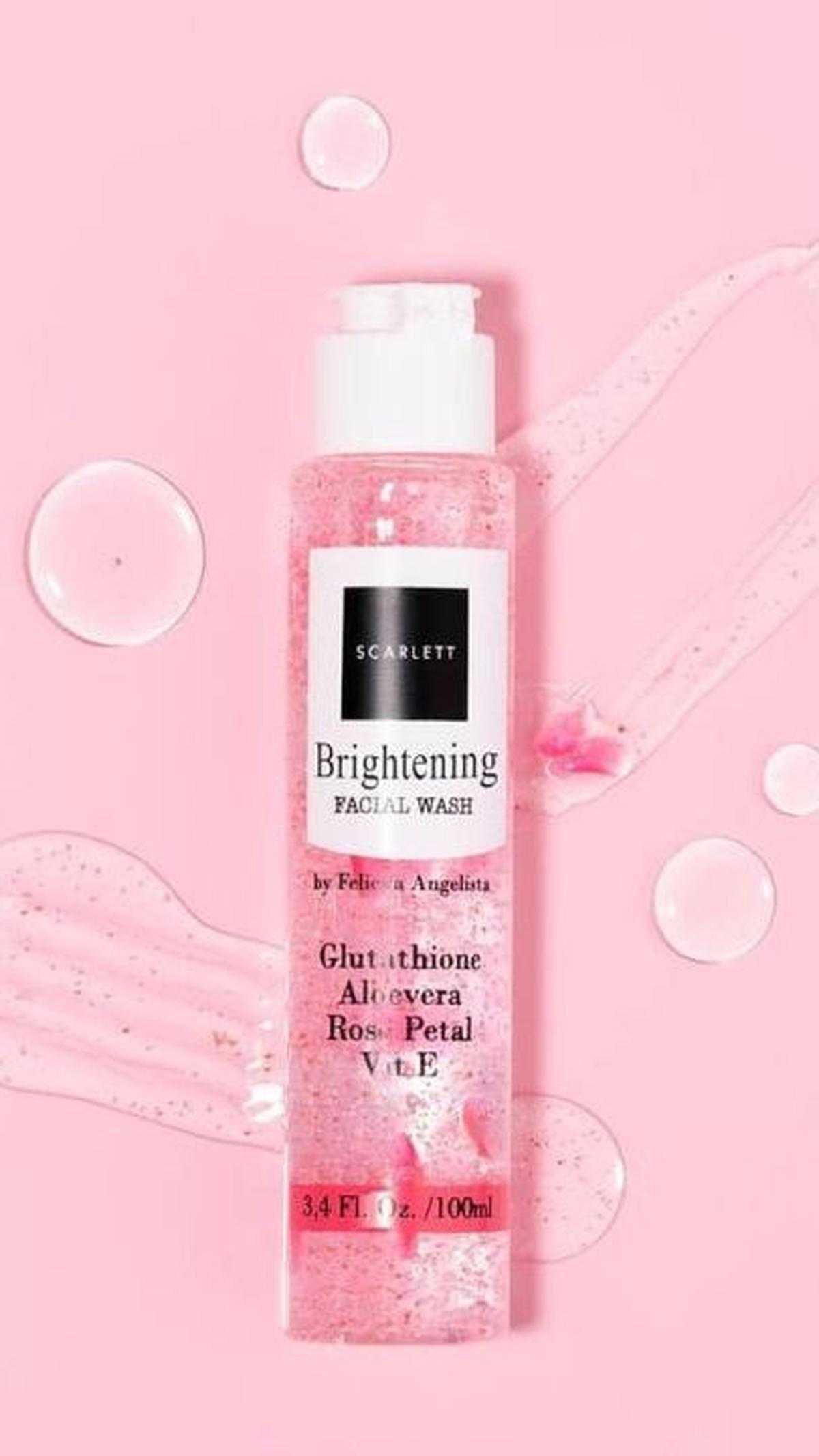 6. Scarlett Whitening Brightening Facial Wash<br>