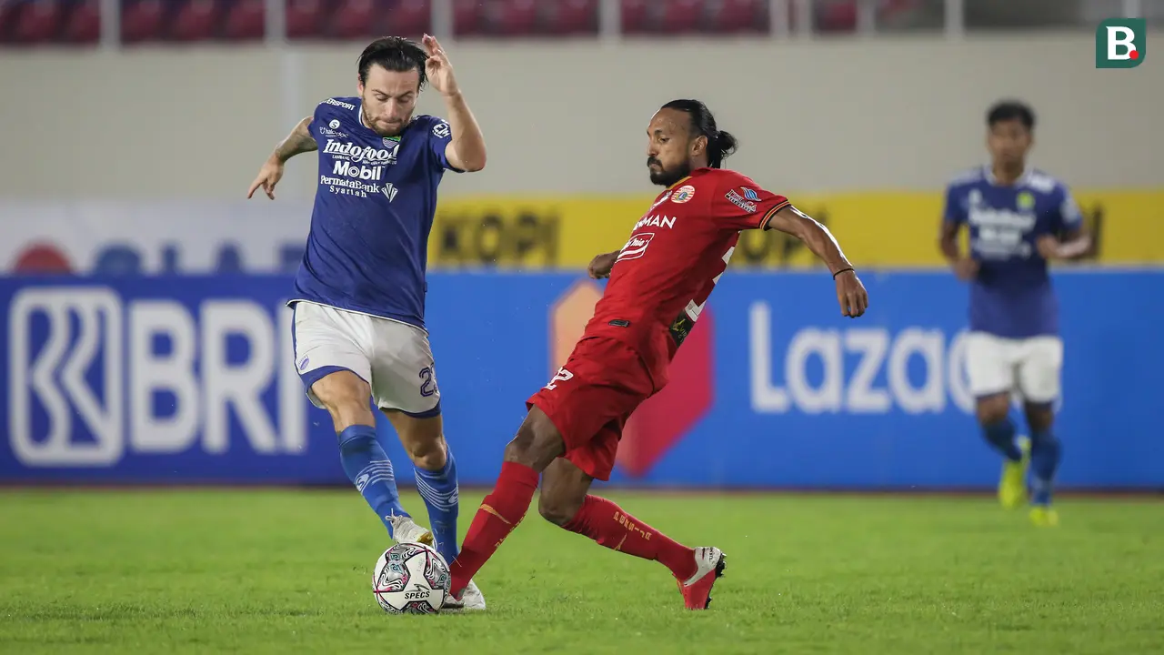 Foto: Persija Jakarta Patahkan Rekor Belum Terkalahkan Persib Bandung di BRI Liga 1 2021 / 2022